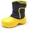 imageAmoji Boys Snow Boots Kid Warm Winter Boots Cold Weather Shoes Tollder LittleBig KidBlackyellow