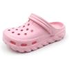 imageAmoji Kids Garden Clogs Boy Girl Gardening Shoes Youth with Charms for Toddler LittleBig KidCharmspink