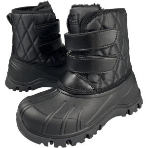imageAmoji Boys Snow Boots Kid Warm Winter Boots Cold Weather Shoes Tollder LittleBig Kid10black