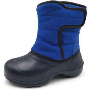 imageAmoji Boys Snow Boots Kid Warm Winter Boots Cold Weather Shoes Tollder LittleBig KidBluenavy