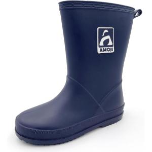 imageAmoji Kid Rain Boots Boy Rubber Waterproof Garden Boots JT6513Navy