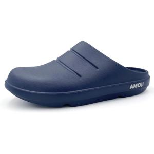 imageAmoji Unisex Arch Support Recovery Slide Sandals Orthopedic Clogs Athletic Shower Slipper XLS15561556navy