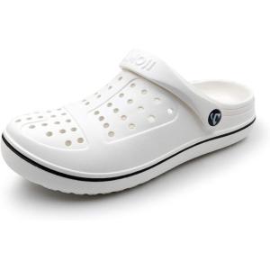 imageAmoji Unisex Clogs Garden Shoes Slip On Sandals CL8818Cl8818white