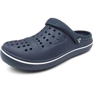 imageAmoji Unisex Clogs Garden Shoes Slip On Sandals CL8818Cll8818navy