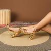 imageAmoji Women 3 In Block Heels Lady Heeled Dressy Sandal FZ335Gold