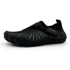 imageAmoji Kids Water Aqua Shoes Boys Girls Barefoot for Beach Swim Pool 2420Black