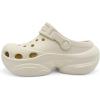 imageAmoji Women Platform Clogs Thick Yard Garden Shoes Summer Sandals 0859Beige