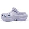 imageAmoji Women Platform Clogs Thick Yard Garden Shoes Summer Sandals 0859Purple
