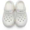 imageAmoji Women Platform Clogs Thick Yard Garden Shoes Summer Sandals 0859White