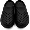 imageAmoji Men Garden Clogs Women Summer Gardening Shoes Beach Shoes AM2277Black