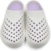 imageAmoji Men Garden Clogs Women Summer Gardening Shoes Beach Shoes AM2277Lavender