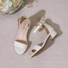 imageAmoji Girls High Heels Kid Ankle Strap Dress Shoes Wedding Party for Little Kid Big Kid 412Singlewhite
