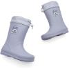 imageAmoji Kid Rain Boots Boy Rubber Waterproof Garden Boots Girl Rainboots JT6517Lavender