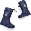 imageAmoji Kid Rain Boots Boy Rubber Waterproof Garden Boots Girl Rainboots JT6517Navy