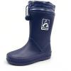 imageAmoji Kid Rain Boots Boy Rubber Waterproof Garden Boots Girl Rainboots JT6517Navy